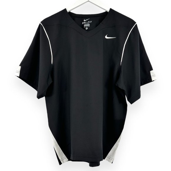Nike Other - NWT Nike Dri-Fit Black Short Sleeve V-Neck Shirt